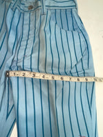 New Vintage Blue Striped Lee Polyester Pants #4605 VV-18