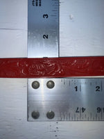 New Red Genuine Leather Wrangler Tooled 28” Belt #4151 JJ-112