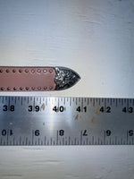 New Pink Genuine Leather Nocona Silver Bling 34” Belt #4420430 JJ-33