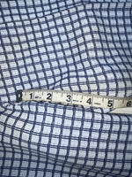 New Vintage Blue Checkered Polyester Pants #5450087 NN-153