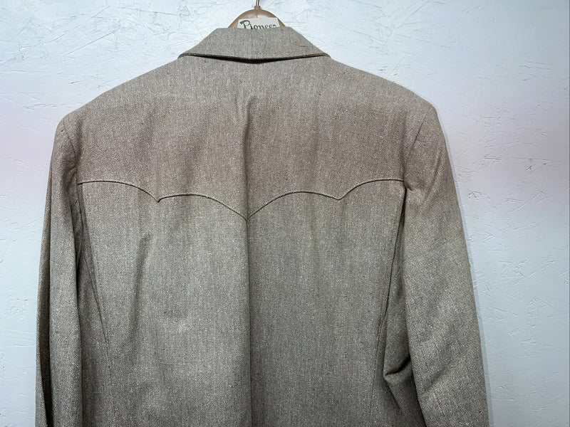 New Men’s Pioneer Wear Tan Suit Jacket 48L #12016 X-609