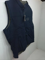 New Women’s Navy Cambrai Puffer Vest XL L-607