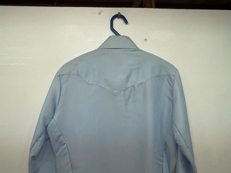 New Women’s Blue Panhandle Slim Long Sleeve Button Up Shirt M #3309 3B-96
