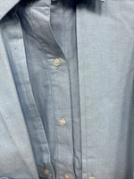 New Women’s Cricket Creek Blue Long Sleeve Button Up Medium MM-78