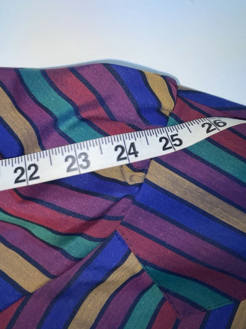 New Women’s Color Striped H Bar C Long Sleeve Button Up Shirt #20119 3B-38