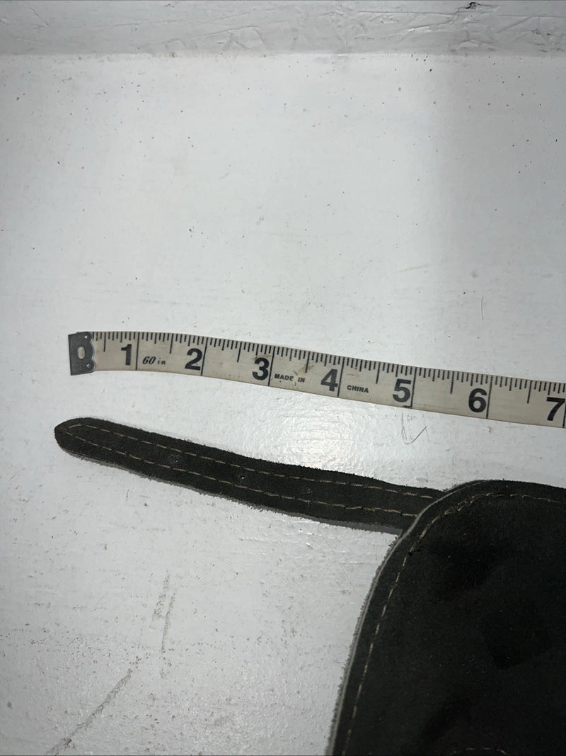 NOS Gray Show Chaps With Fringe Adjustable Waist 36” N-22