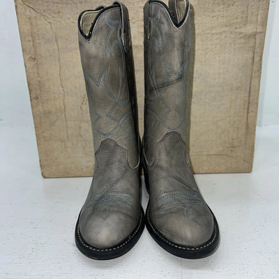 New Children’s Gray Texas Brand Boots. C192 11.5 11 1/2 D. 24-103