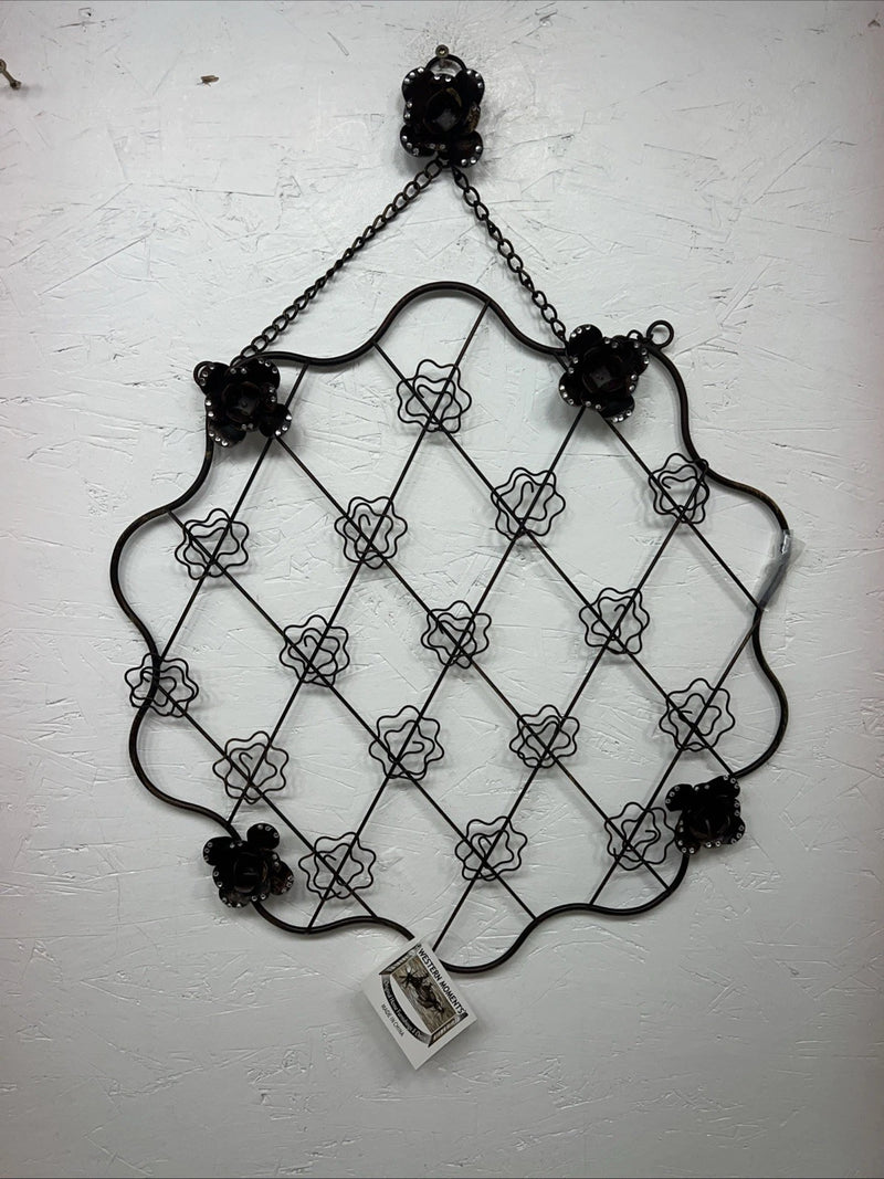 New Western Moments Bronze Hanging Rose Picture Rack #94490 3C-29