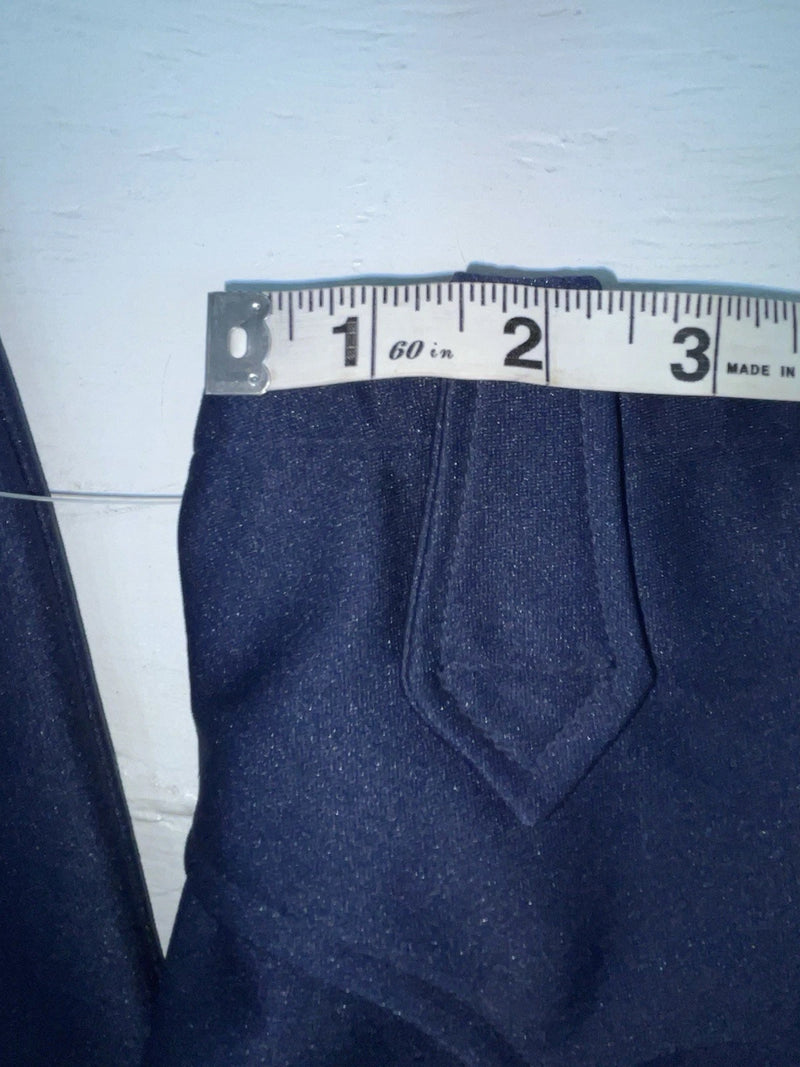 New Vintage Blue Western Heritage Polyester Pants #G31 3A-18
