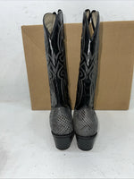 New Women’s Black Snakeskin Capezio Cowboy Boots. L 902 6 M. 20-94