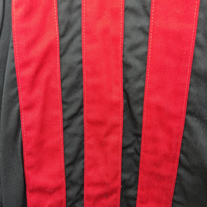 New Men’s Cowboy Threads  Black Red Long Sleeve Button Up Small B-54