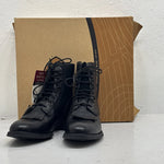 Black Lace Up Women’s Work Boots Size 7b 17-3