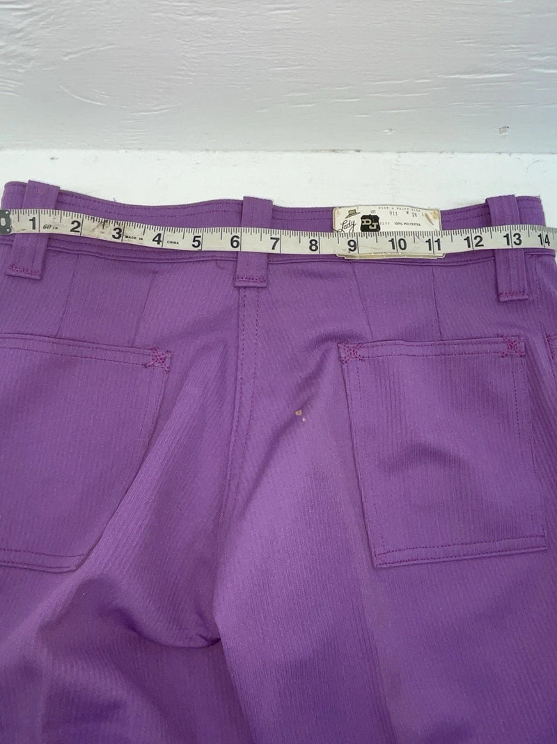 New Vintage Purple Dickson Jenkins Polyester Pants #911 VV-74 