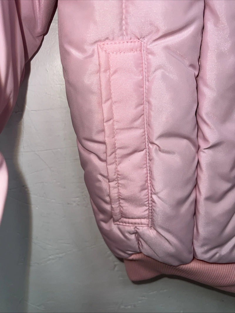 New Women’s Comfy Pink puffer Jacket Size 12 #05704 QQ-15 