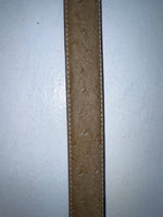New Cream Genuine Leather 28” Belt #N1344998 Z-45