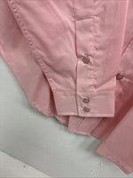 New Women’s White Horse Pink Gem Long Sleeve Pearl Snap Medium LL-60