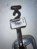 New Brown Genuine Leather Nocona Silver Pendant 40” Belt #N3431502 Z-102