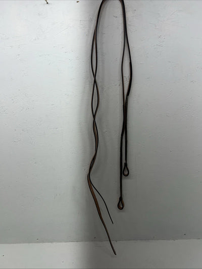 New Genuine Leather Split Reins With Metal Accents Y-5