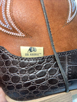 New Women’s Brown DBL BARREL Cowboy Boots.  6 M. 19-31