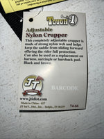New Tough 1 Black Nylon Crupper #74-66 LLL-37