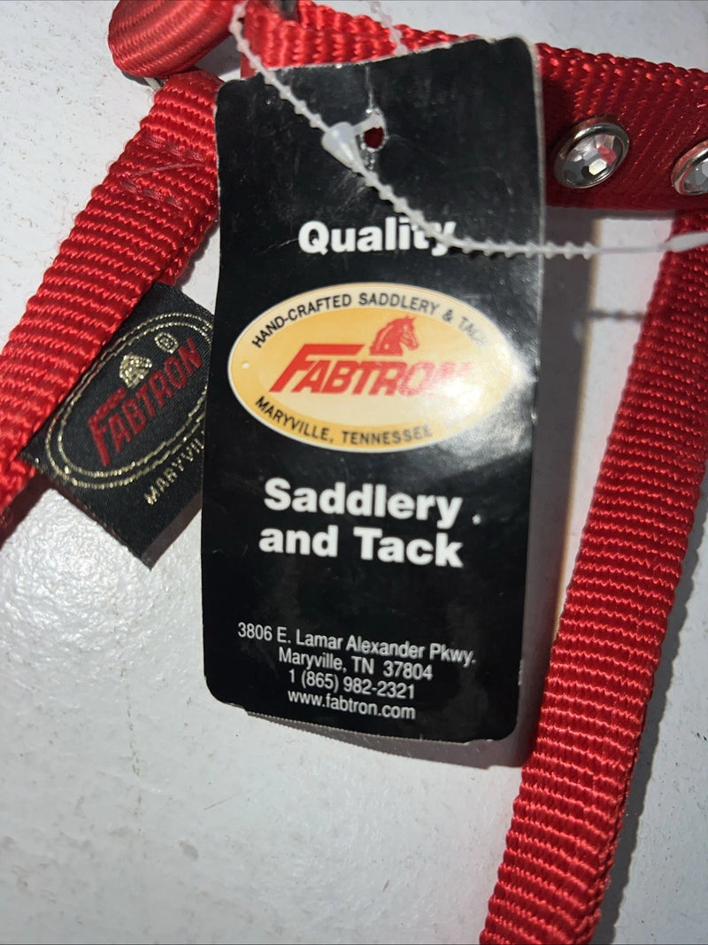 New Red Bling Fabtron Nylon Breastcollar #6821-1 EE-10