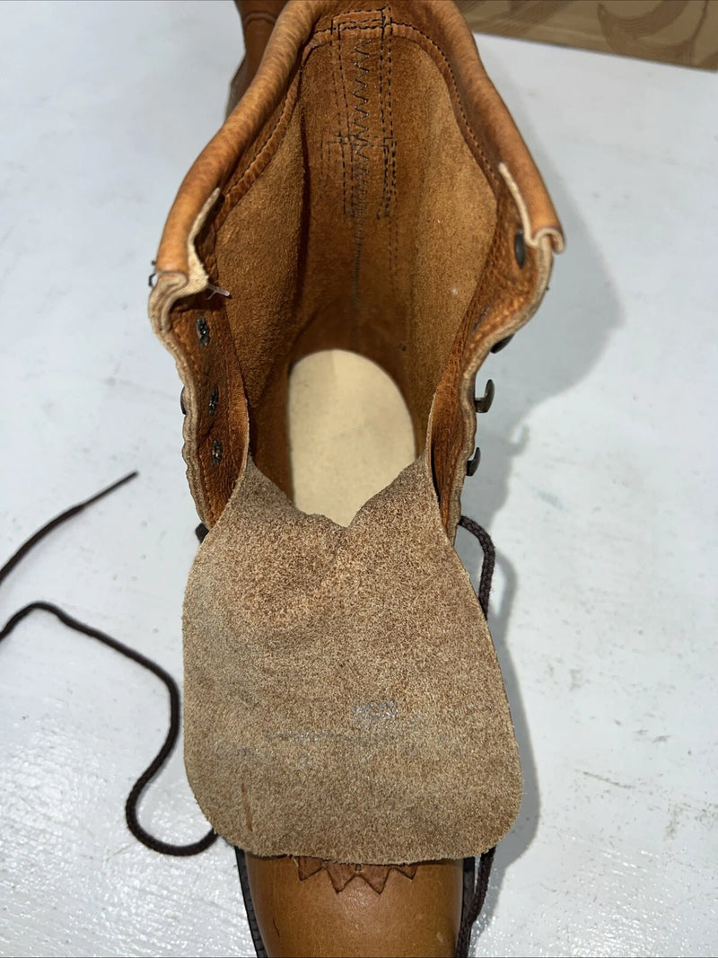 New Women’s Brown Dan Post Lace Up Cowboy Boots. DP59003 6 M. 20-141