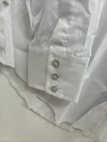 New Kids Champion Western White Long Sleeve Pearl Snap Size 16 CC-117