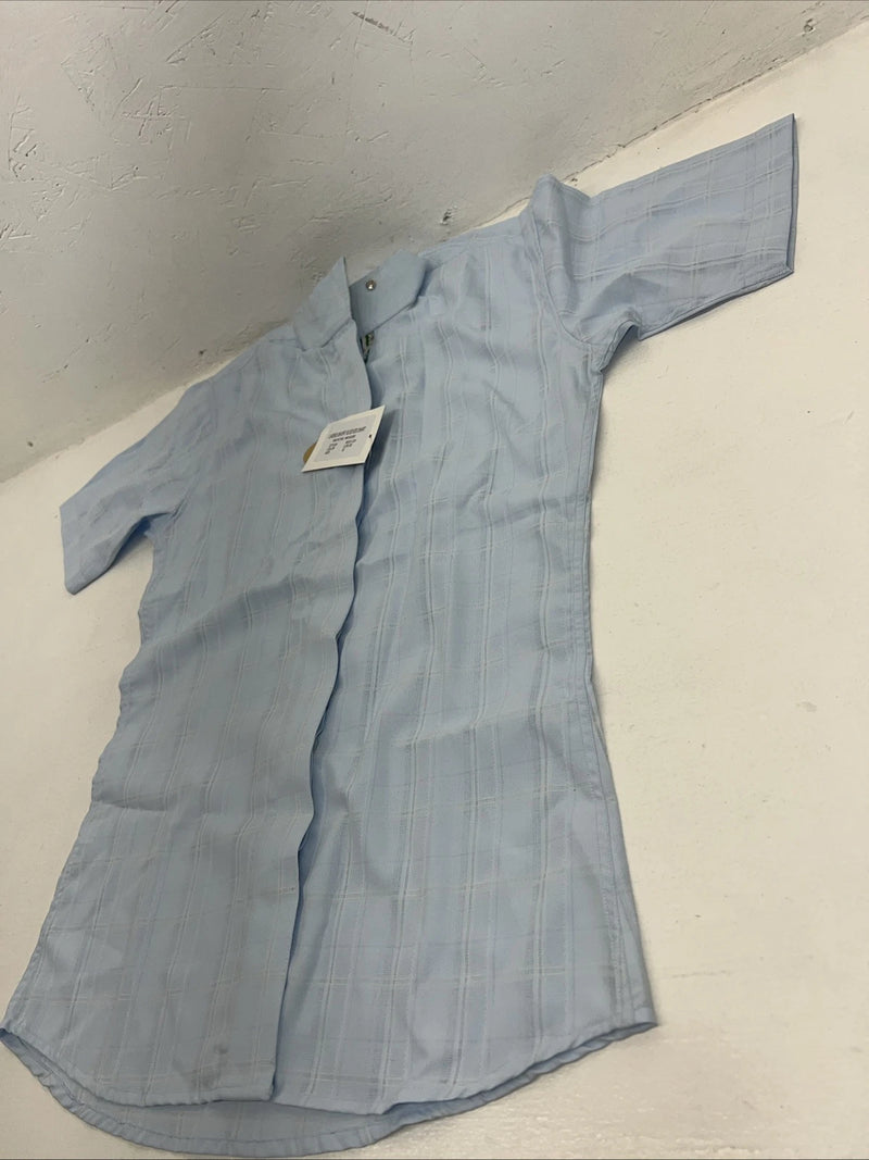 New Women’s Blue RHC Short Sleeve English Shirt. 32 68201-301 G-38