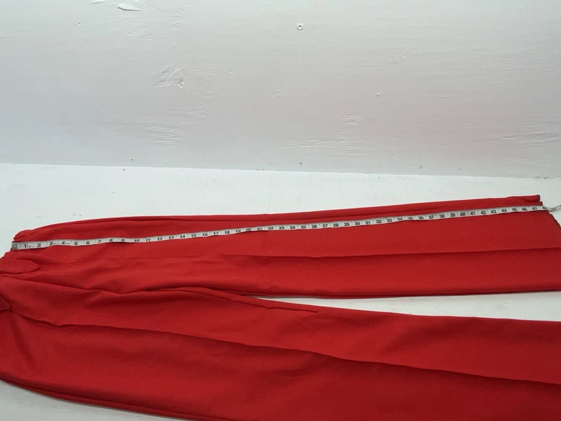 New Vintage Red Polyester Pants ZZ-54