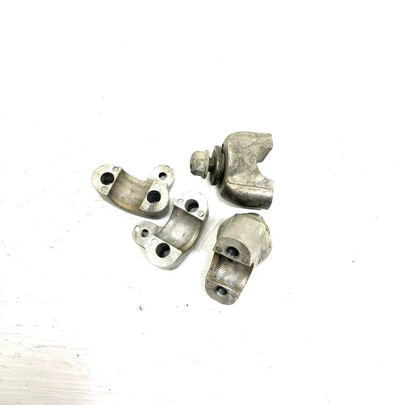 01-08 Honda Sportrax 250 TRX250EX 2x4 OEM Handlebar Mount Set 53121-HC3-000 AH83