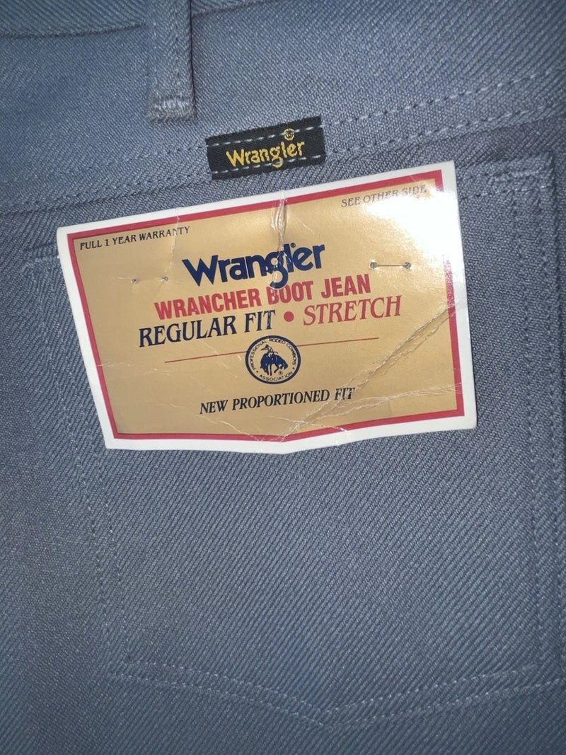 New Vintage Gray Wrangler Polyester Pants #82GY SS-21