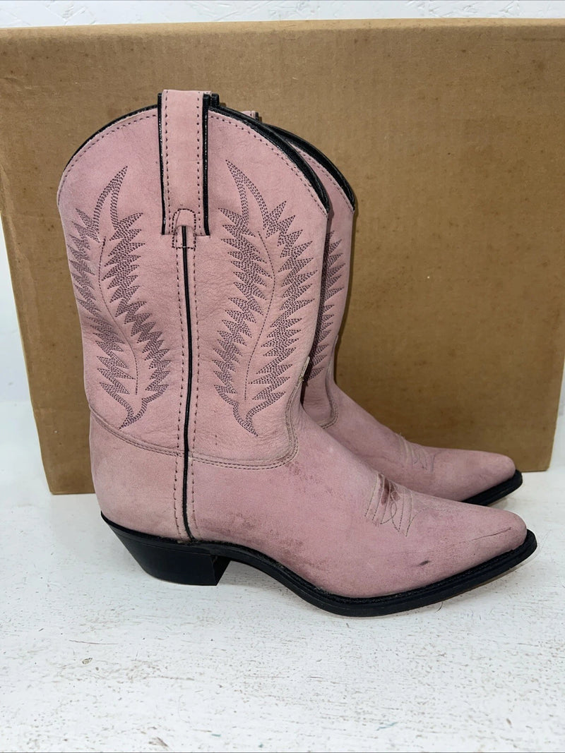 New Women’s Pink Texas Brand Cowboy Boots. L 520 7.5 7 1/2 M. 17-57