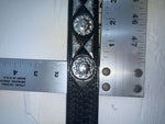 New Black Genuine Leather Nocona Silver Pendent 46” Belt #N2235601 NN-133