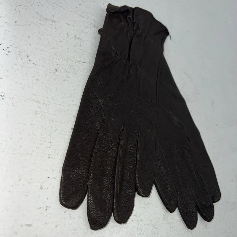 New Brown Leather Show And Riding Gloves B-502