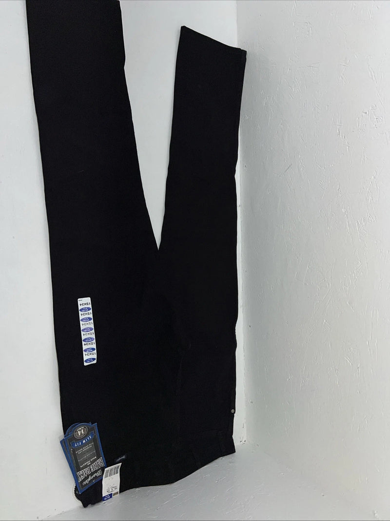 New Women’s Black Wrangler Bareback Cowboy cut Slim Fit Denim Jeans. 15x34 N-18