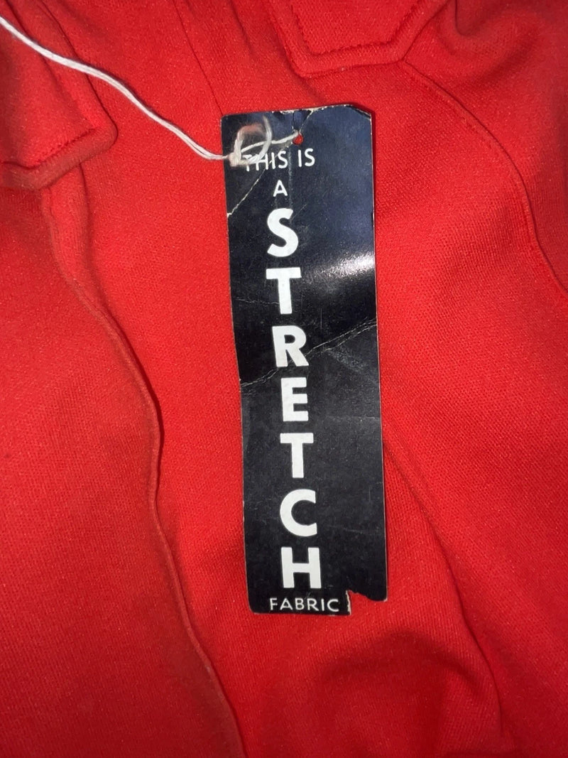 New Vintage Red Panhandle Slim Polyester Pants #1520 VV-78