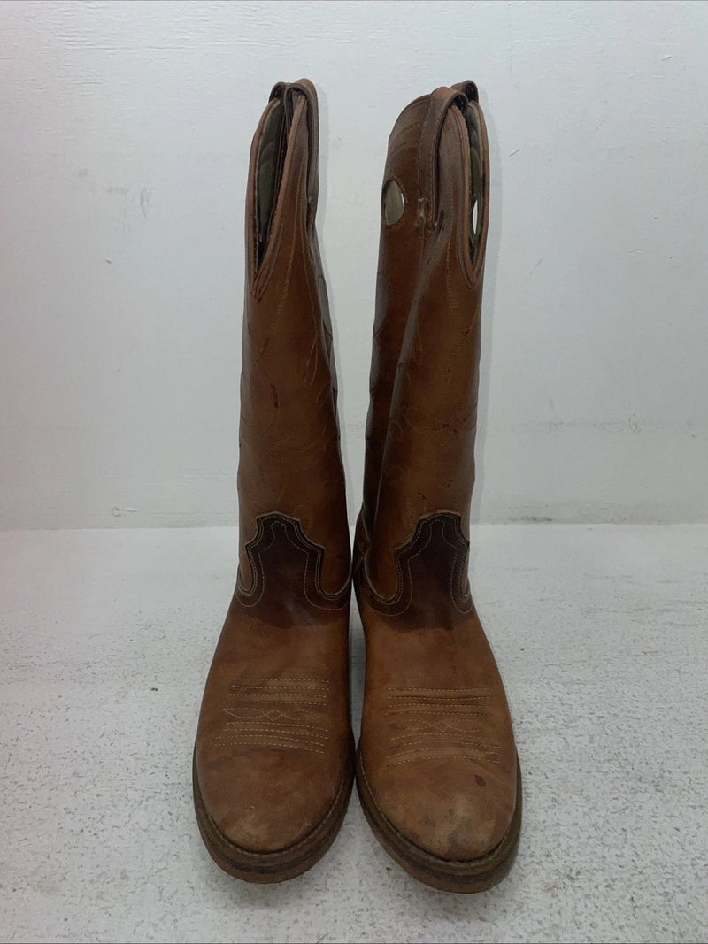 New Men’s Brown Dodge City Cowboy Boots. 134001 7 E. 1-70