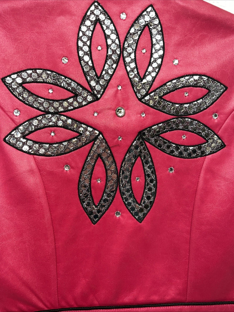 New Women’s Pink 1849 Authentic Ranchwear Western Show Vest XXS E-605