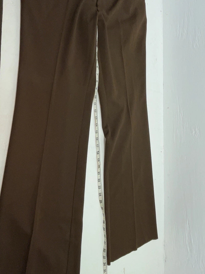 New Vintage Brown Panhandle Slim Polyester Pants #B25C360 SS-15