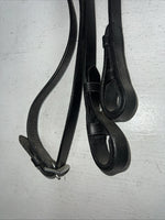 New Silver Fox Black Pony Snaffle Bridle #20-1189-2 BB-12