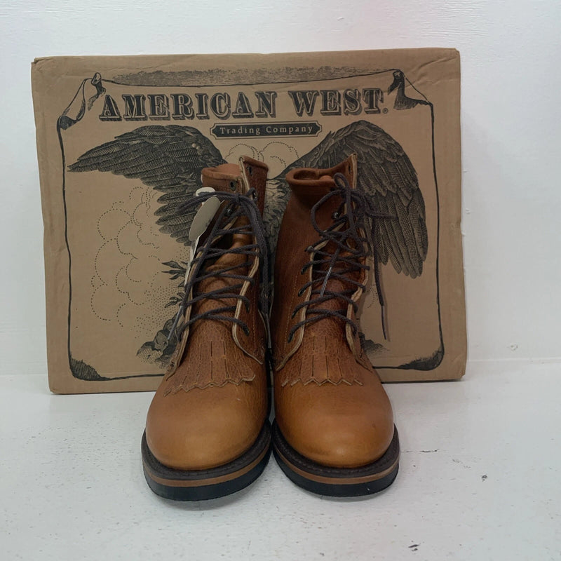 New Women’s Brown American West Cowboy Boots. 59003 10 M. 15-122