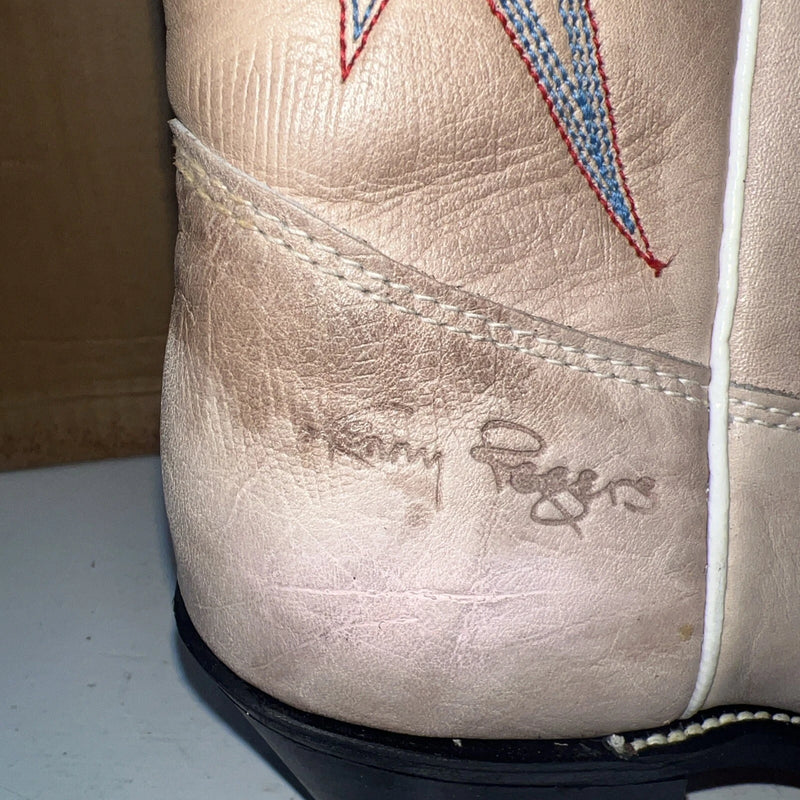 New Women’s  Pink Kenny Rodger’s Cowboy Boots. 5.5 5 1/2 M. 20-48