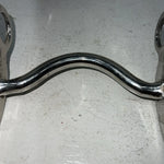 New Congress Leather Aluminum Tooled Show Port Bit LLL-22