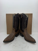 New Men’s Brown Texas Brand Cowboy Boots. 508201 10.5 10 1/2 D. 7-90