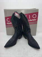 New Women’s Black Capezio Cowboy Boots. L 280 8 W. 1-97