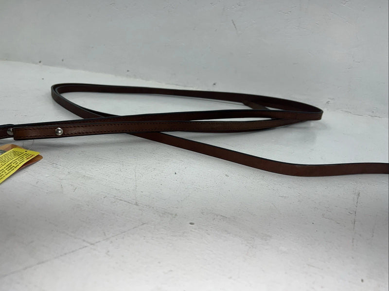 New Tough 1 Medium Oil 5/8” X 6” Double Stitched Leather Split Reins #439966 Y-9