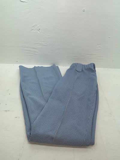 New Vintage Blue Checkered Dickson Jenkins Polyester Pants #536 ZZ-41