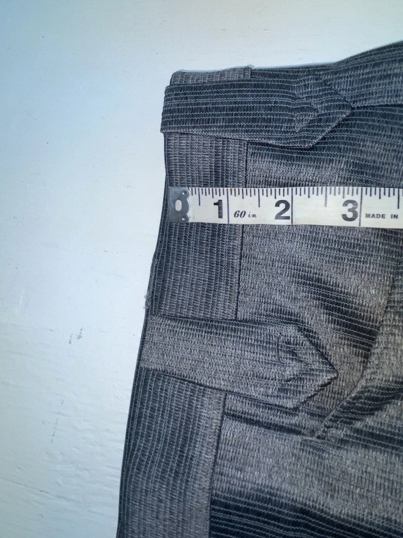 New Vintage Gray Circle S Polyester Pants #CP5091 XX-79
