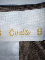 New Vintage Brown Circle S Polyester Pants #CP5791 SS-7