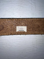 New Black Genuine Leather Nocona Tooled 20” Belt #331 NN-73